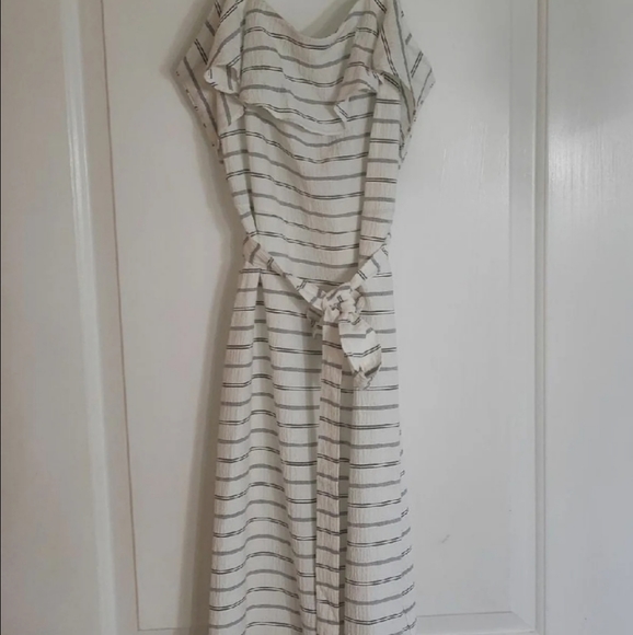 banana republic- ruffle front dress- nwt 0 - Picture 2 of 6